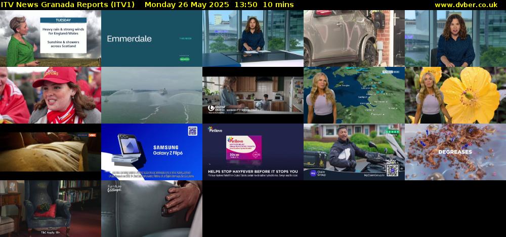 ITV News Granada Reports (ITV1) Monday 26 May 2025 13:50 - 14:00