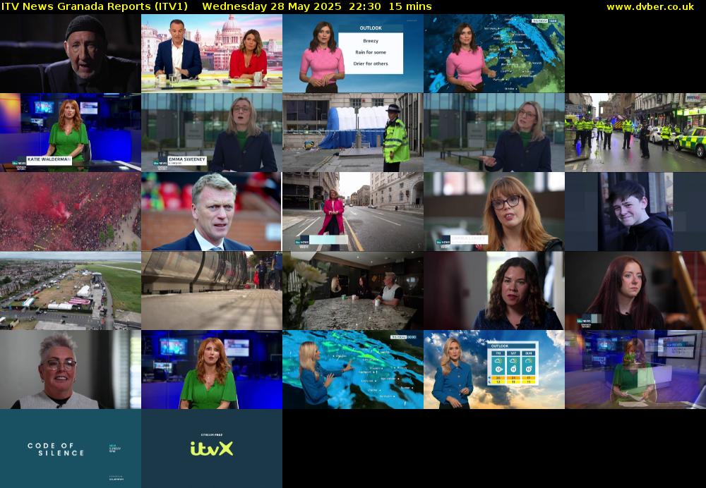 ITV News Granada Reports (ITV1) Wednesday 28 May 2025 22:30 - 22:45