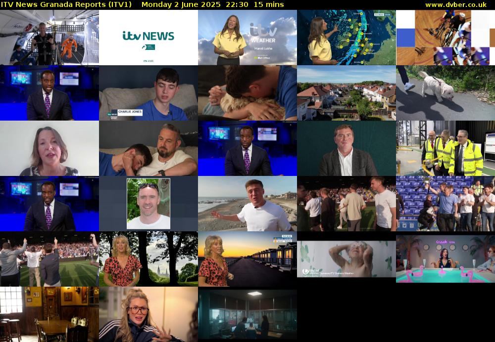 ITV News Granada Reports (ITV1) Monday 2 June 2025 22:30 - 22:45