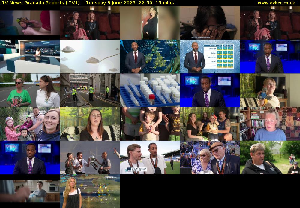 ITV News Granada Reports (ITV1) Tuesday 3 June 2025 22:50 - 23:05