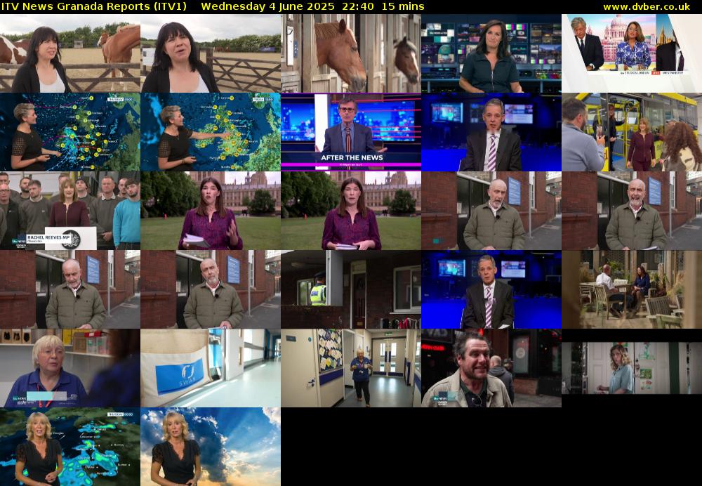 ITV News Granada Reports (ITV1) Wednesday 4 June 2025 22:40 - 22:55
