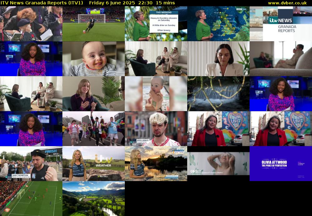 ITV News Granada Reports (ITV1) Friday 6 June 2025 22:30 - 22:45