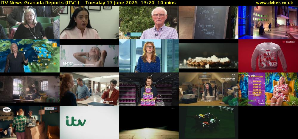 ITV News Granada Reports (ITV1) Tuesday 17 June 2025 13:20 - 13:30