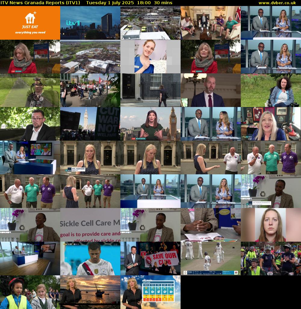 ITV News Granada Reports (ITV1) Tuesday 1 July 2025 18:00 - 18:30