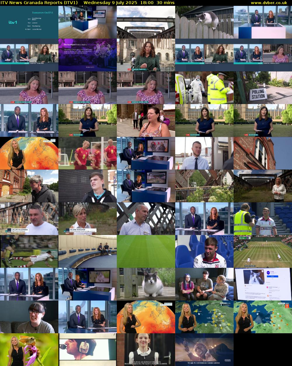 ITV News Granada Reports (ITV1) Wednesday 9 July 2025 18:00 - 18:30