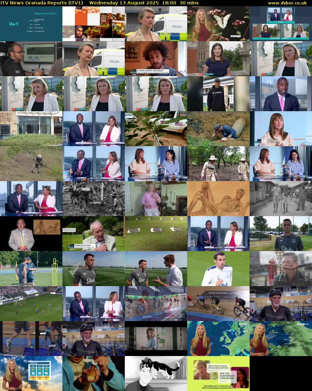 ITV News Granada Reports (ITV1) Wednesday 13 August 2025 18:00 - 18:30