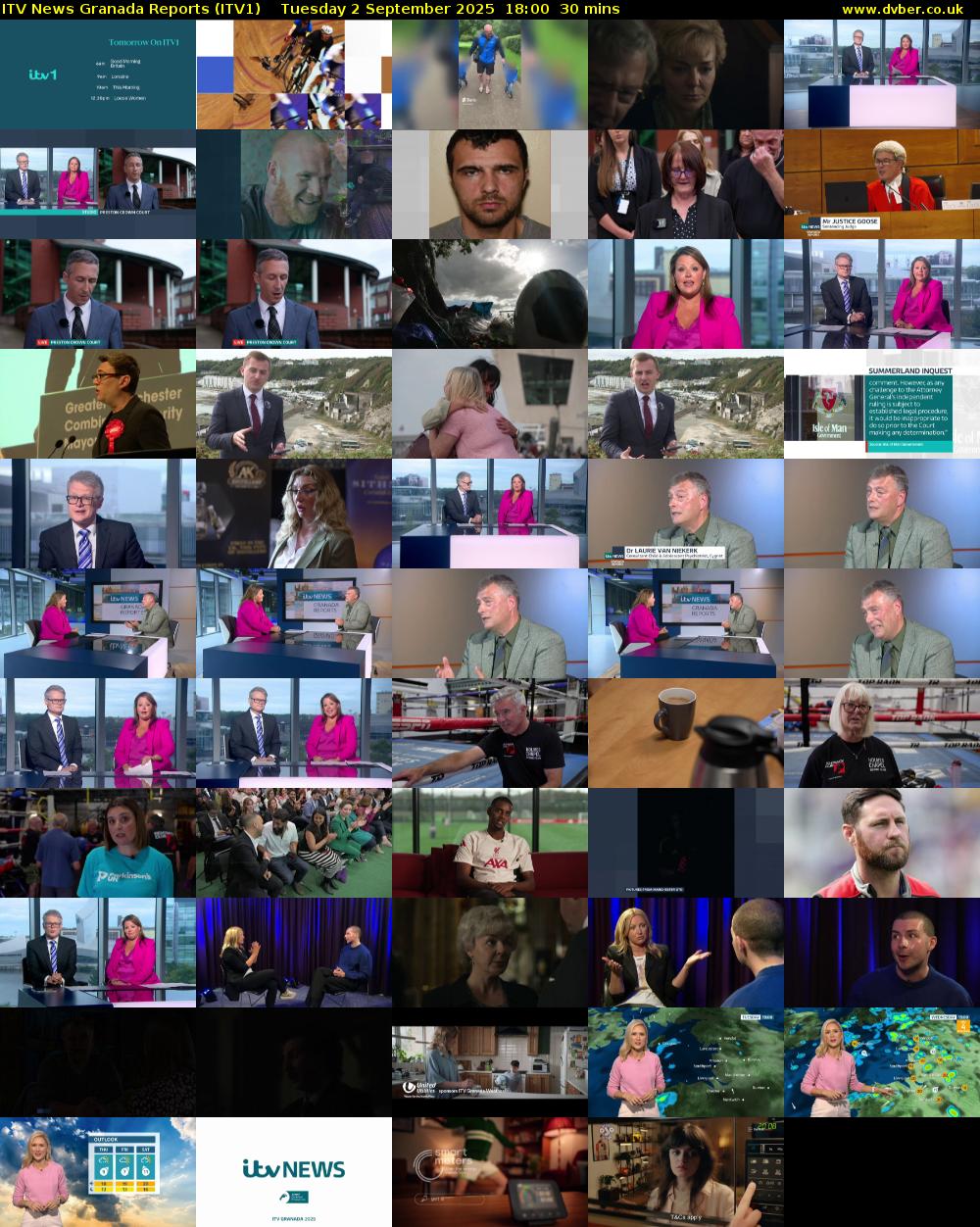 ITV News Granada Reports (ITV1) Tuesday 2 September 2025 18:00 - 18:30