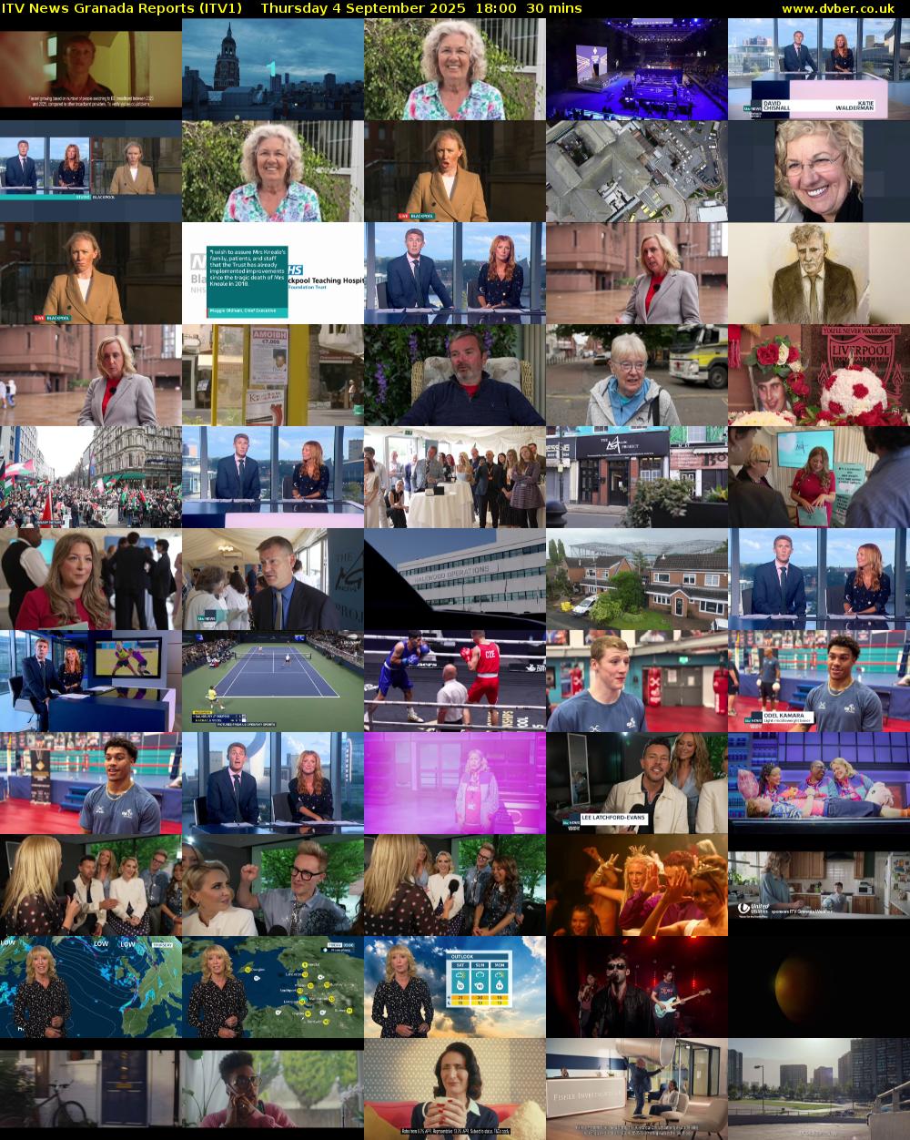 ITV News Granada Reports (ITV1) Thursday 4 September 2025 18:00 - 18:30