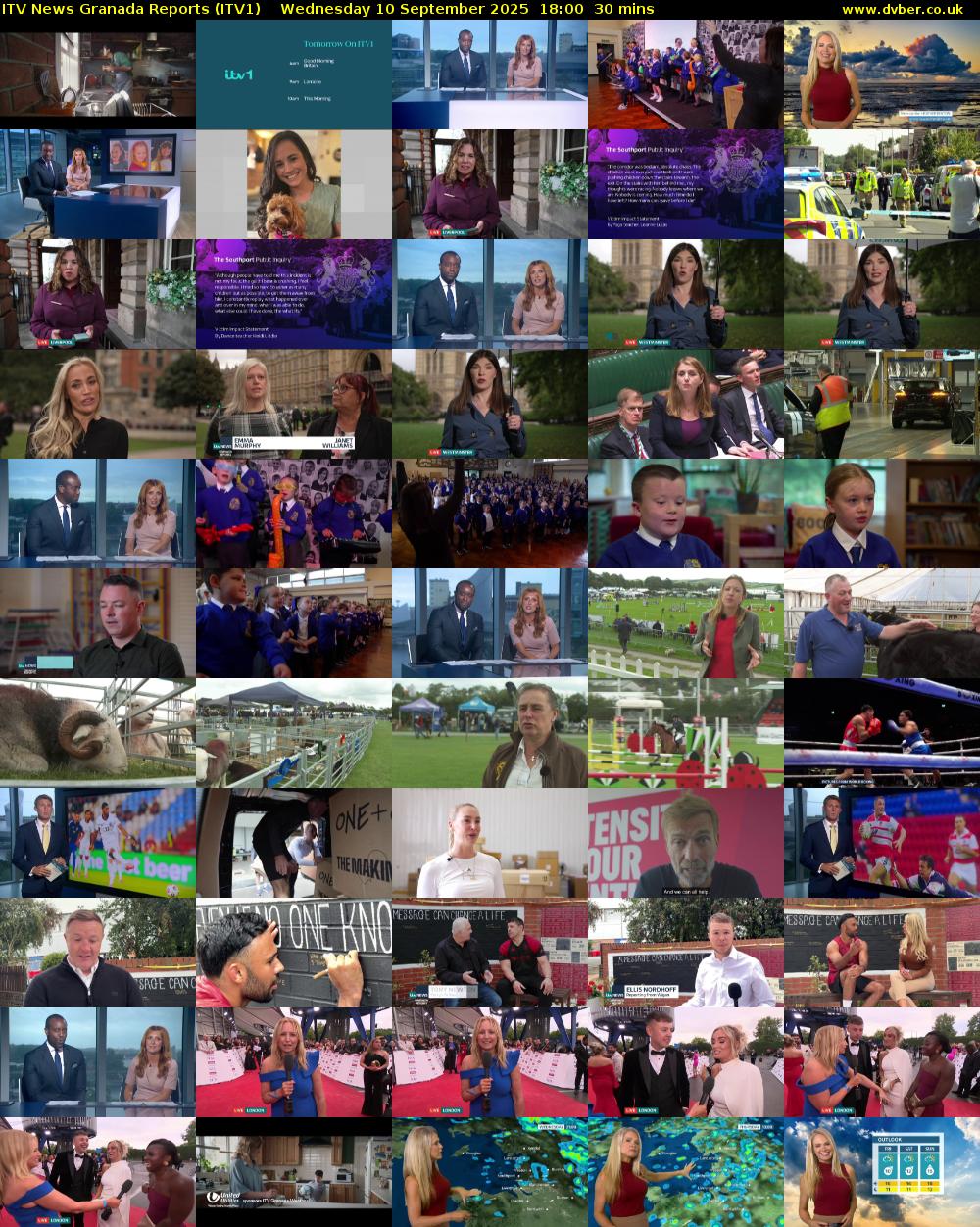 ITV News Granada Reports (ITV1) Wednesday 10 September 2025 18:00 - 18:30