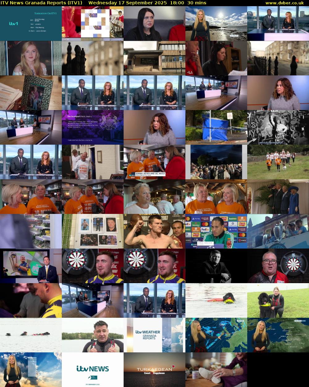 ITV News Granada Reports (ITV1) Wednesday 17 September 2025 18:00 - 18:30