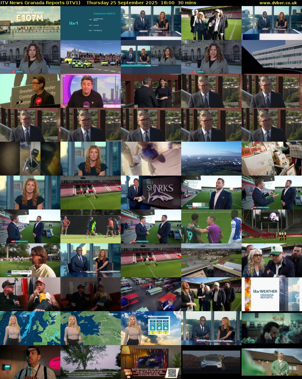 ITV News Granada Reports (ITV1) Thursday 25 September 2025 18:00 - 18:30