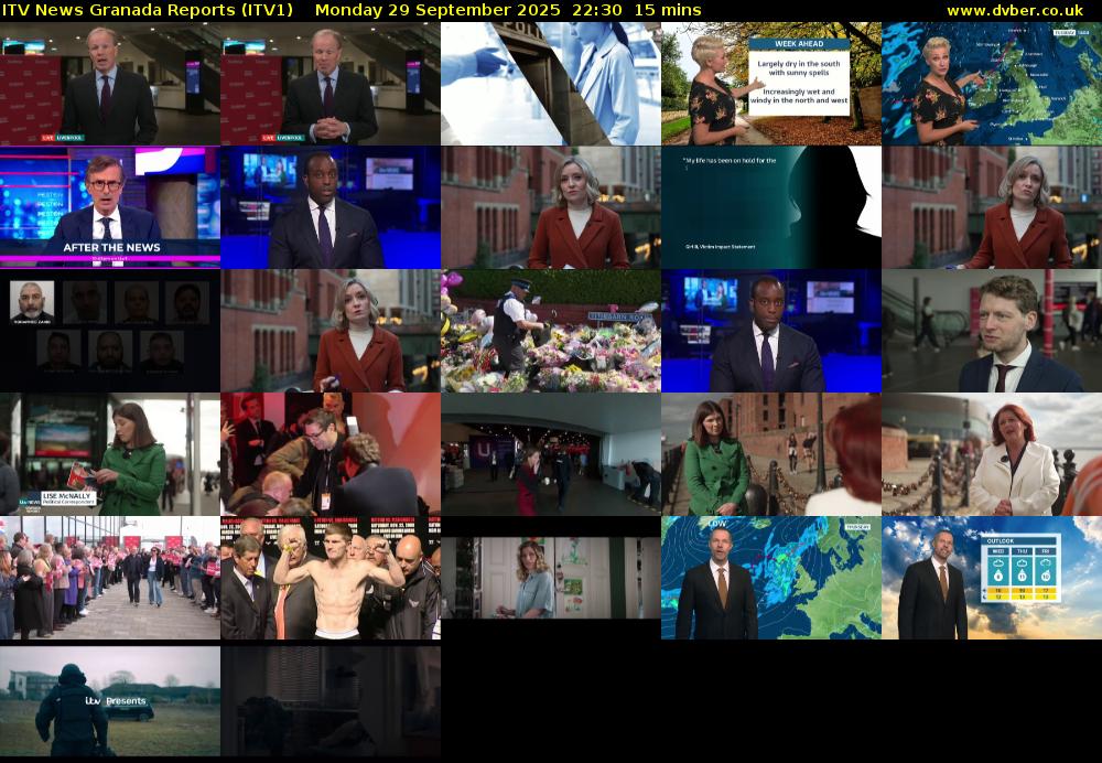 ITV News Granada Reports (ITV1) Monday 29 September 2025 22:30 - 22:45