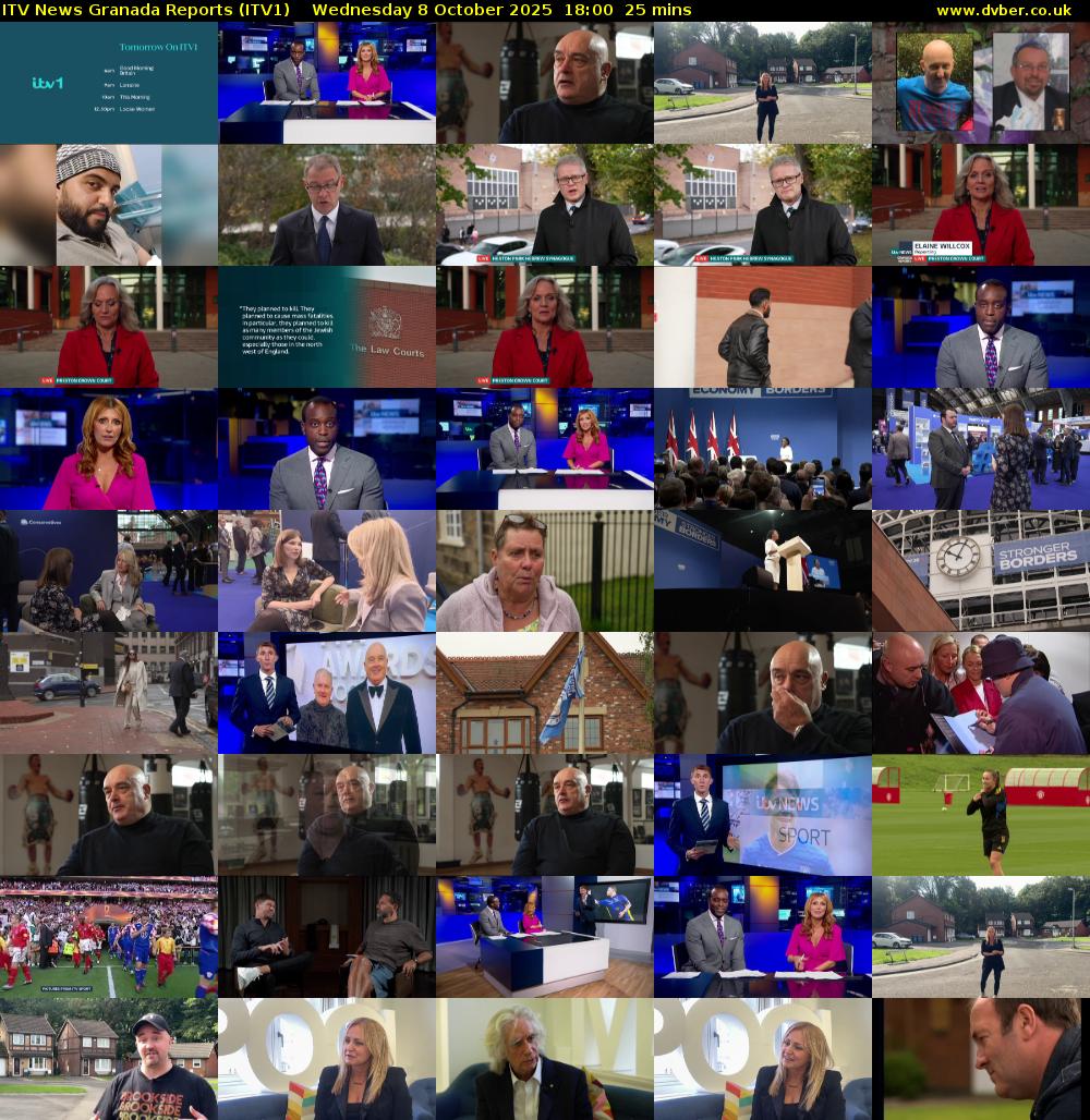 ITV News Granada Reports (ITV1) Wednesday 8 October 2025 18:00 - 18:25