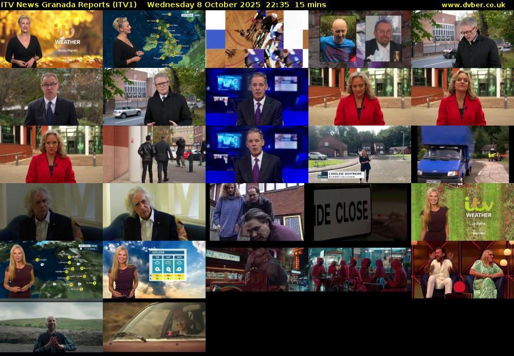 ITV News Granada Reports (ITV1) Wednesday 8 October 2025 22:35 - 22:50