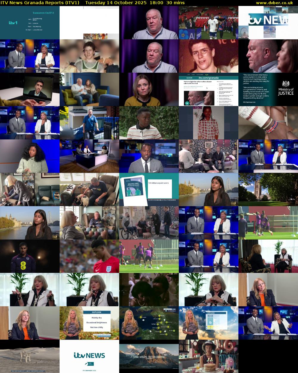 ITV News Granada Reports (ITV1) Tuesday 14 October 2025 18:00 - 18:30