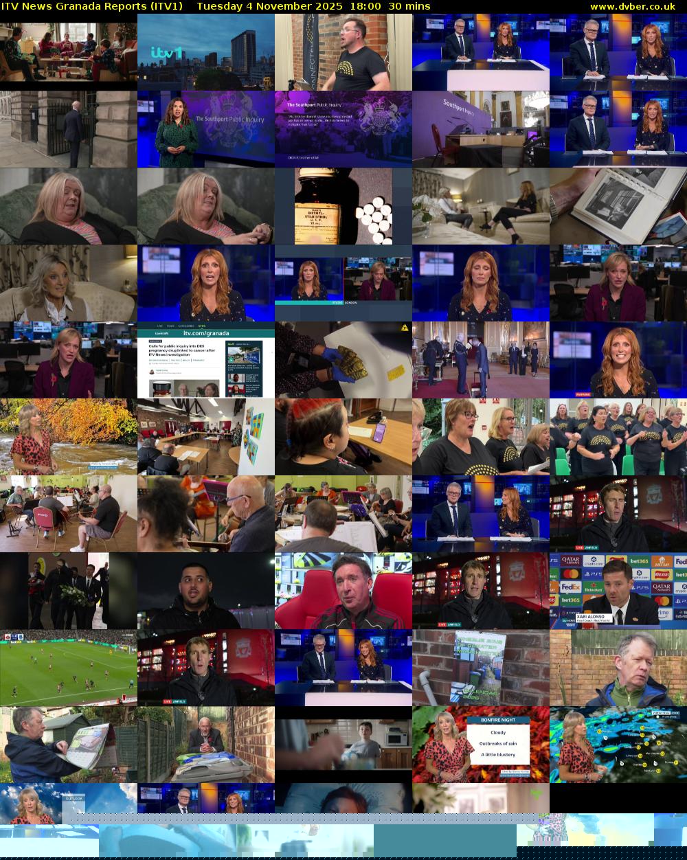 ITV News Granada Reports (ITV1) Tuesday 4 November 2025 18:00 - 18:30