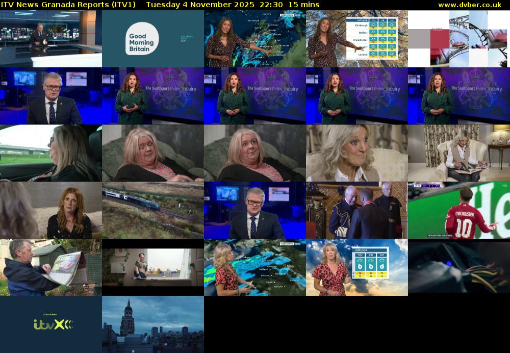 ITV News Granada Reports (ITV1) Tuesday 4 November 2025 22:30 - 22:45
