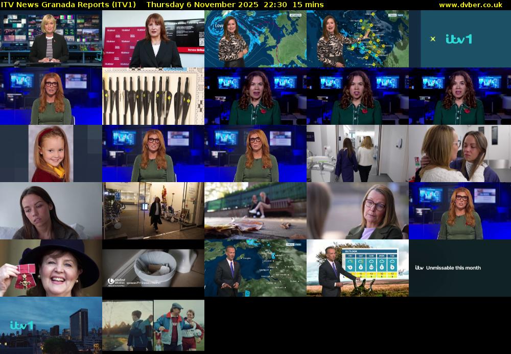 ITV News Granada Reports (ITV1) Thursday 6 November 2025 22:30 - 22:45