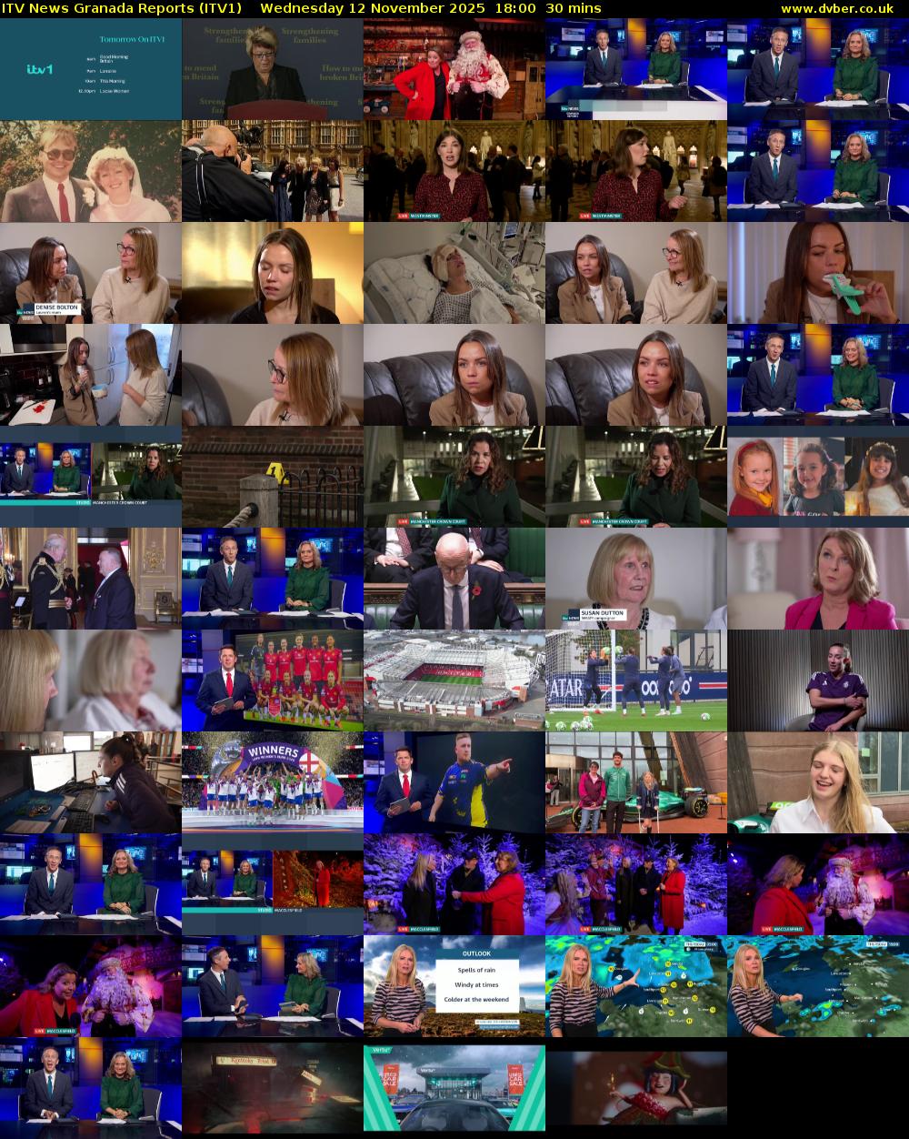 ITV News Granada Reports (ITV1) Wednesday 12 November 2025 18:00 - 18:30