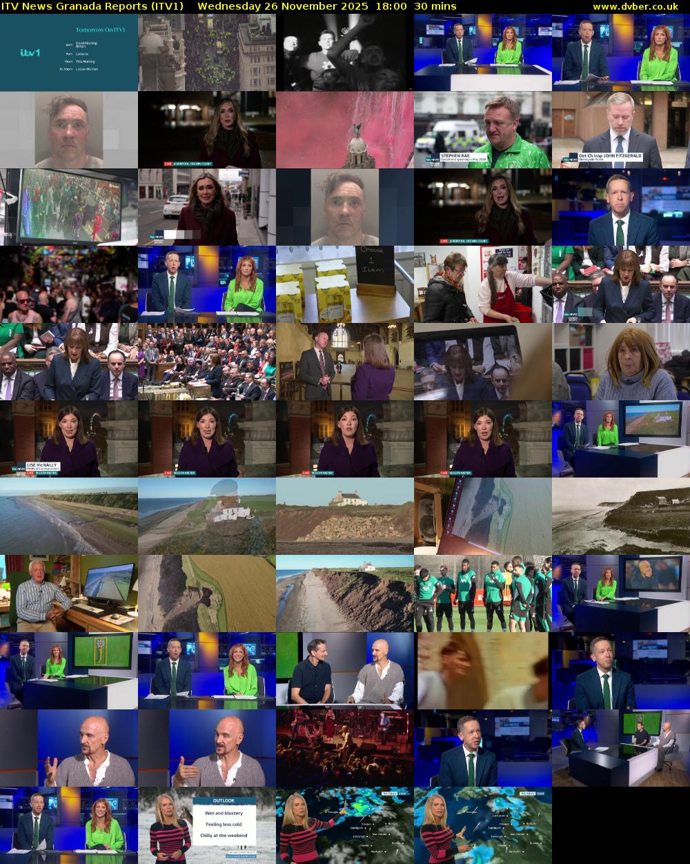 ITV News Granada Reports (ITV1) Wednesday 26 November 2025 18:00 - 18:30