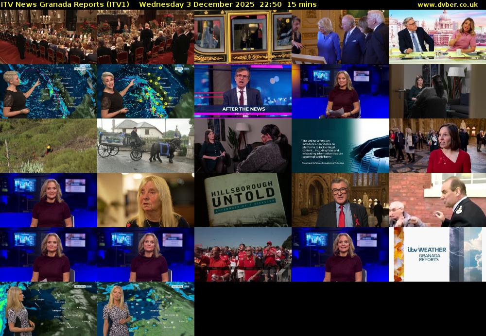 ITV News Granada Reports (ITV1) Wednesday 3 December 2025 22:50 - 23:05