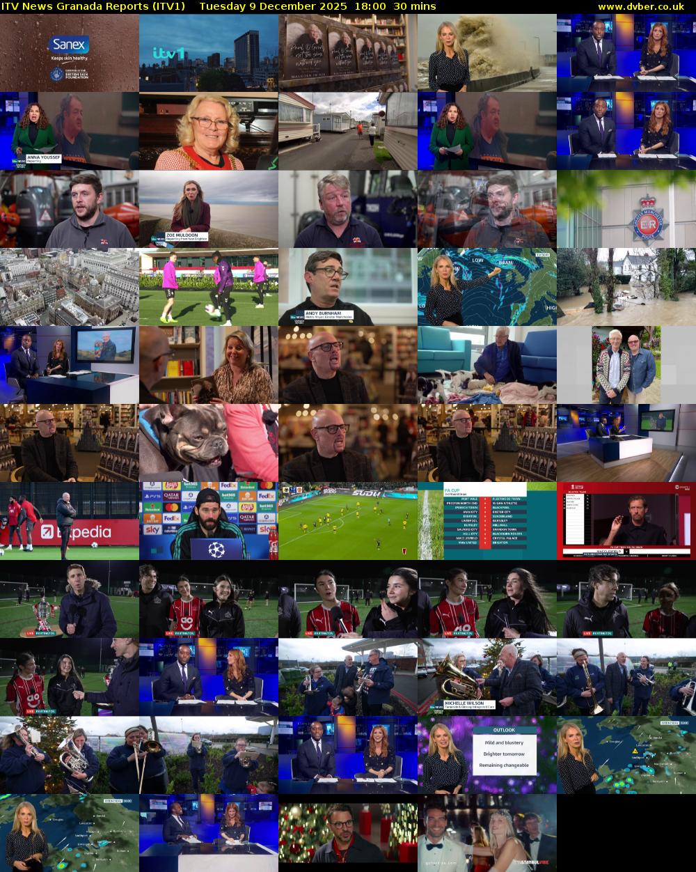 ITV News Granada Reports (ITV1) Tuesday 9 December 2025 18:00 - 18:30