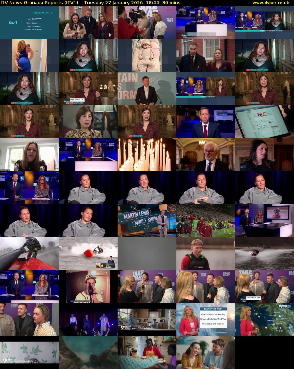 ITV News Granada Reports (ITV1) Tuesday 27 January 2026 18:00 - 18:30