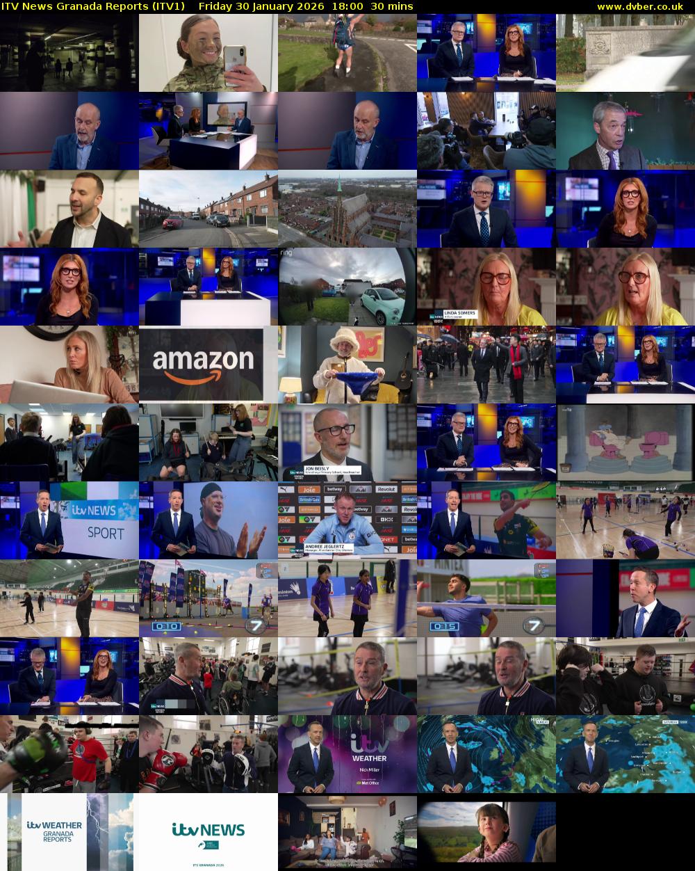 ITV News Granada Reports (ITV1) Friday 30 January 2026 18:00 - 18:30