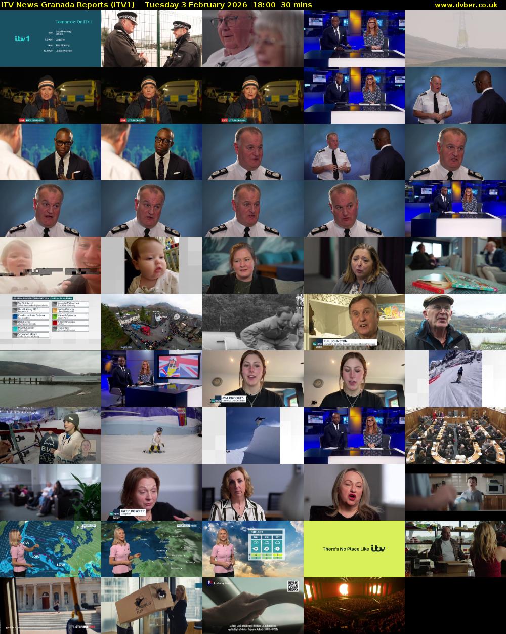 ITV News Granada Reports (ITV1) Tuesday 3 February 2026 18:00 - 18:30