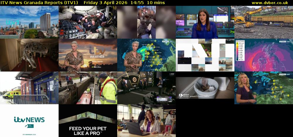 ITV News Granada Reports (ITV1) Friday 3 April 2026 14:55 - 15:05