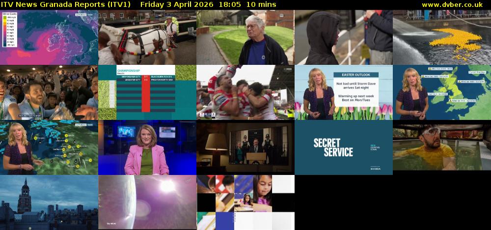 ITV News Granada Reports (ITV1) Friday 3 April 2026 18:05 - 18:15