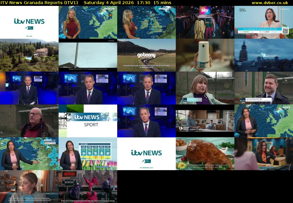 ITV News Granada Reports (ITV1) Saturday 4 April 2026 17:30 - 17:45