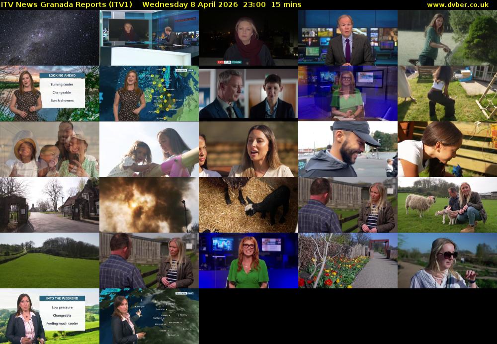 ITV News Granada Reports (ITV1) Wednesday 8 April 2026 23:00 - 23:15