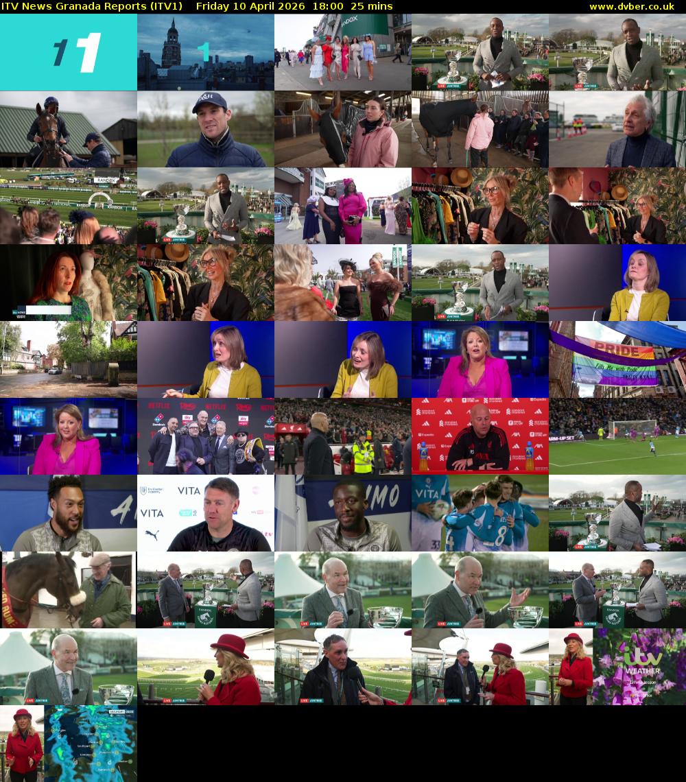 ITV News Granada Reports (ITV1) Friday 10 April 2026 18:00 - 18:25