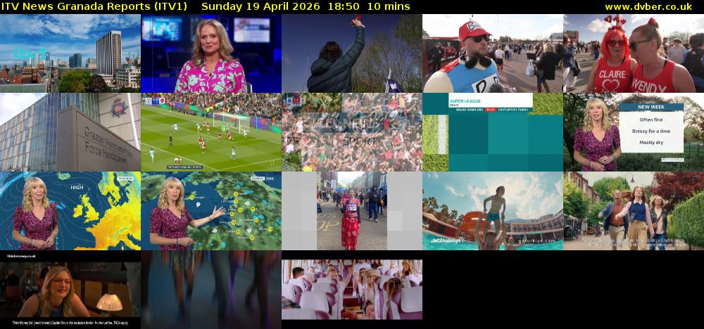 ITV News Granada Reports (ITV1) Sunday 19 April 2026 18:50 - 19:00