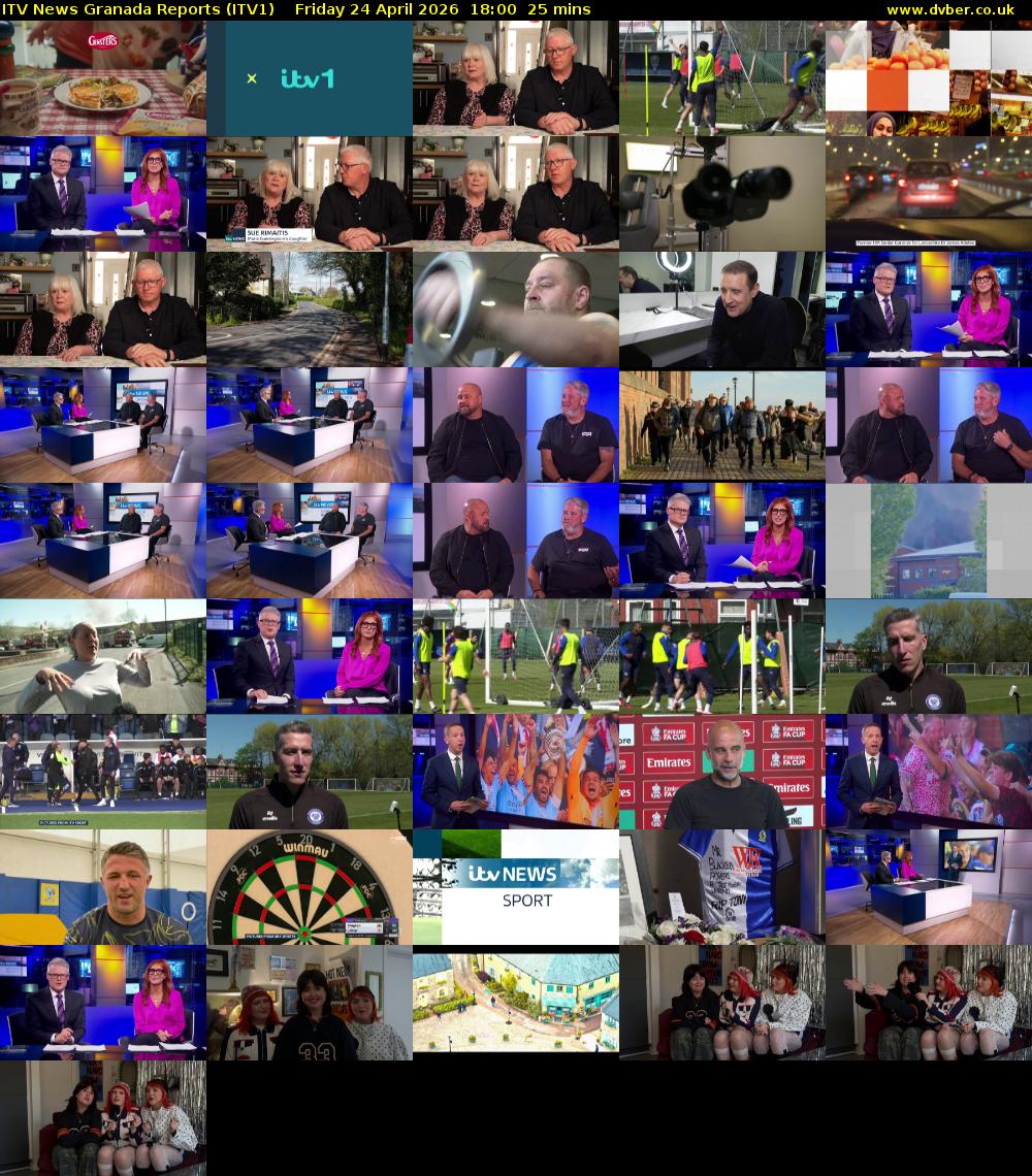 ITV News Granada Reports (ITV1) Friday 24 April 2026 18:00 - 18:25