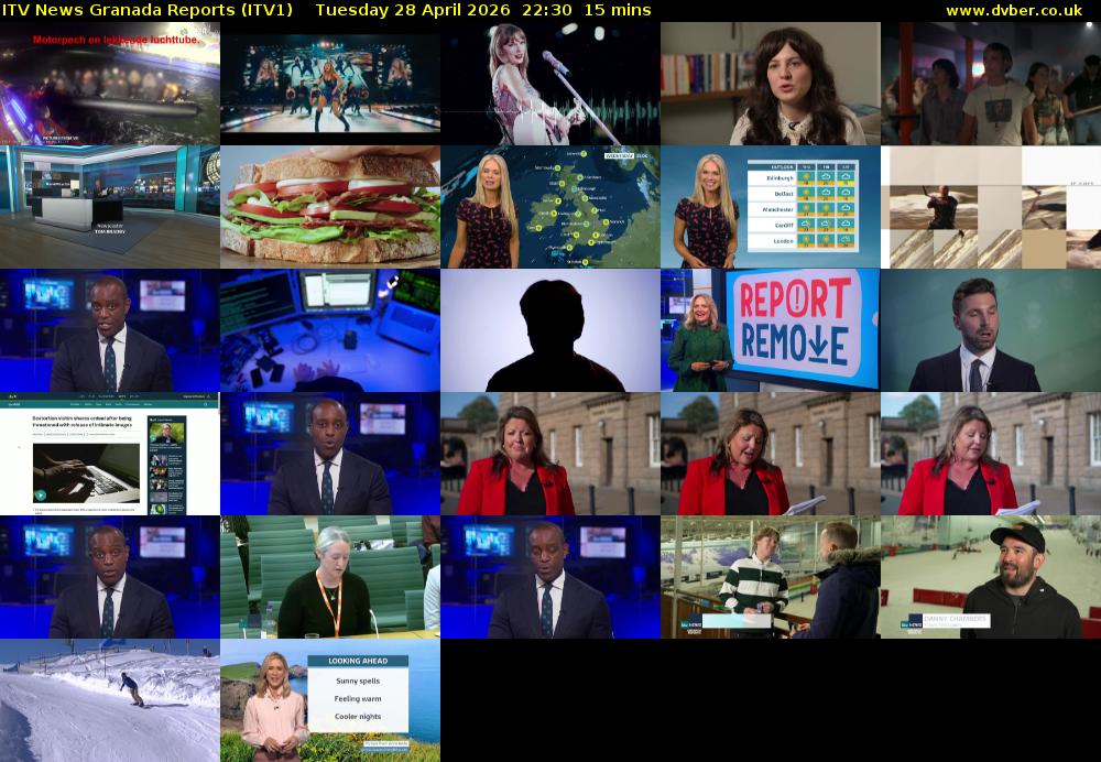 ITV News Granada Reports (ITV1) Tuesday 28 April 2026 22:30 - 22:45