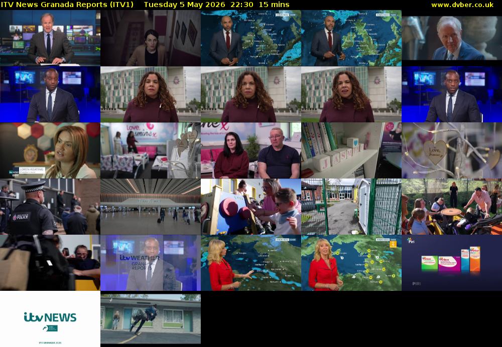 ITV News Granada Reports (ITV1) Tuesday 5 May 2026 22:30 - 22:45