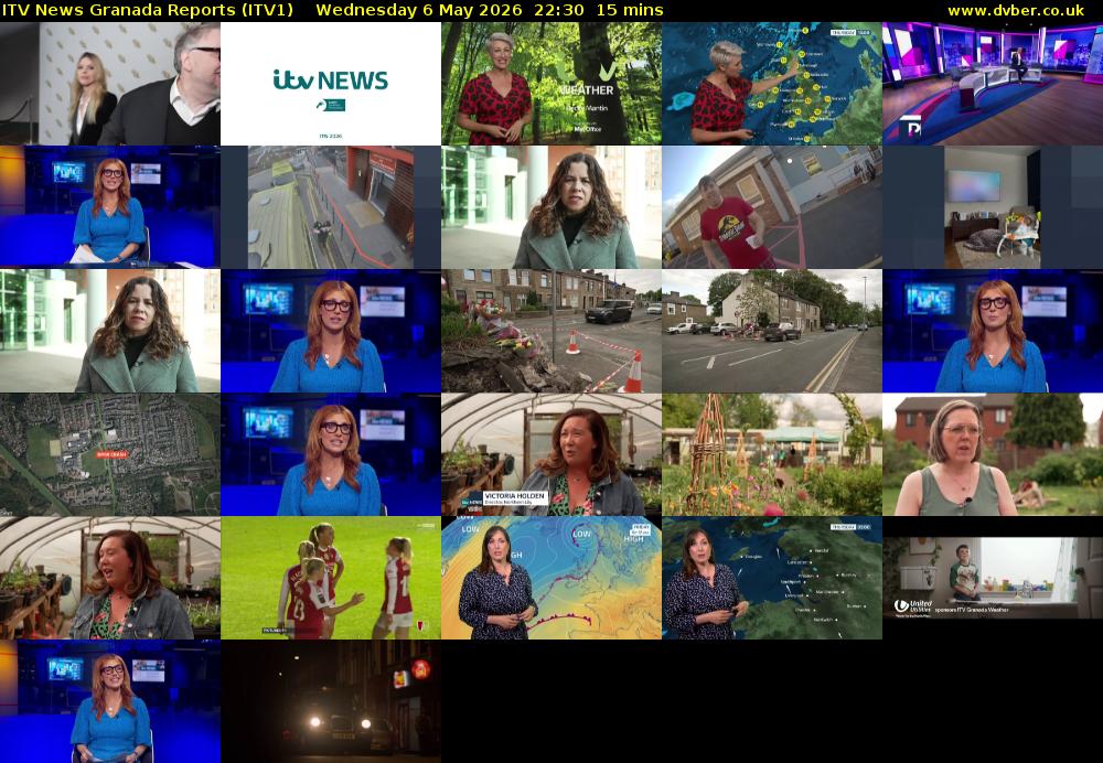 ITV News Granada Reports (ITV1) Wednesday 6 May 2026 22:30 - 22:45