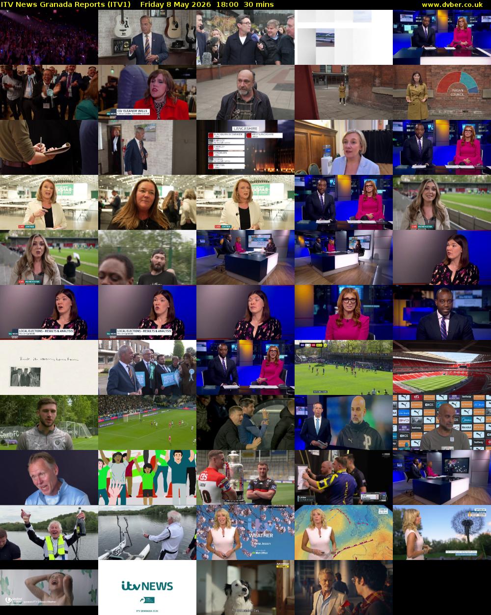 ITV News Granada Reports (ITV1) Friday 8 May 2026 18:00 - 18:30