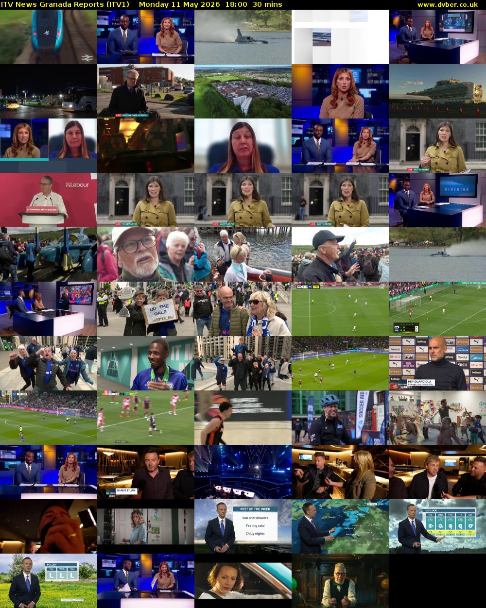 ITV News Granada Reports (ITV1) Monday 11 May 2026 18:00 - 18:30