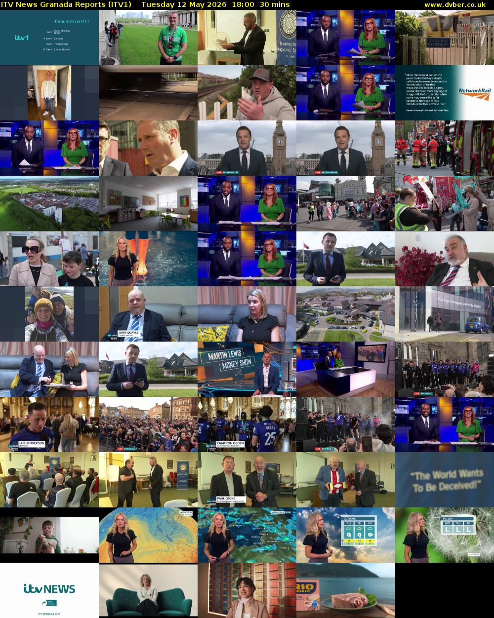 ITV News Granada Reports (ITV1) Tuesday 12 May 2026 18:00 - 18:30