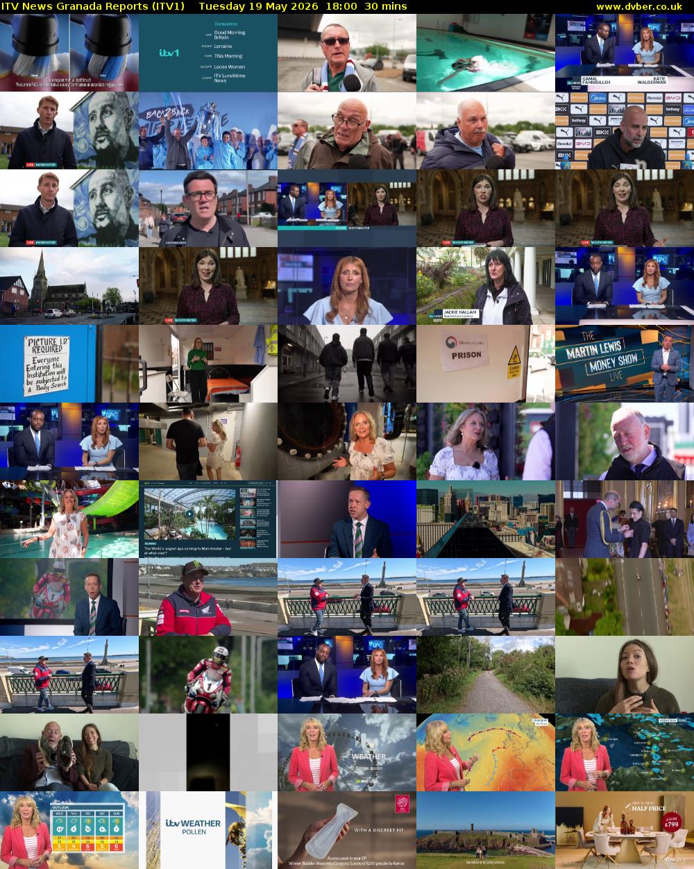 ITV News Granada Reports (ITV1) Tuesday 19 May 2026 18:00 - 18:30