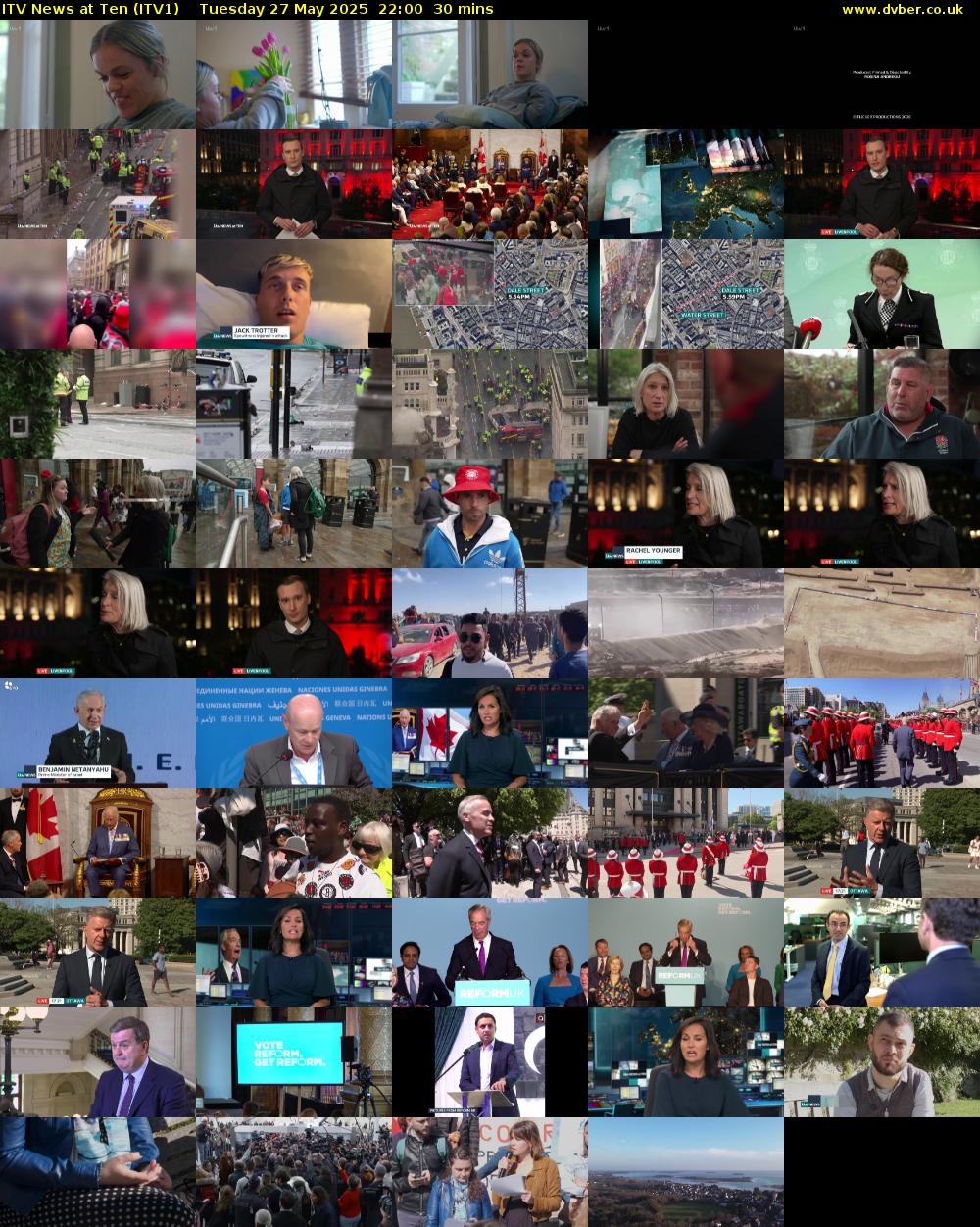 ITV News at Ten (ITV1) Tuesday 27 May 2025 22:00 - 22:30