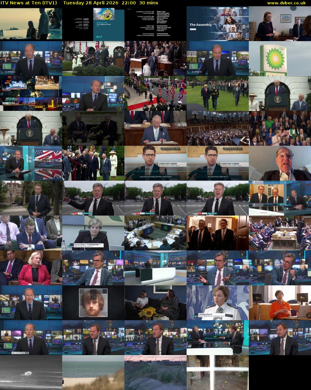 ITV News at Ten (ITV1) Tuesday 28 April 2026 22:00 - 22:30