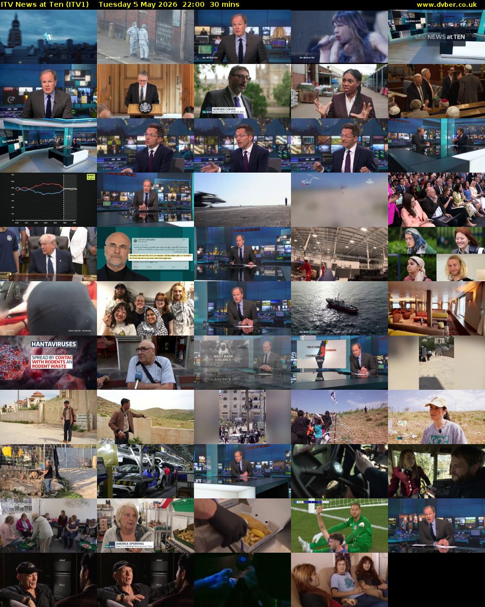 ITV News at Ten (ITV1) Tuesday 5 May 2026 22:00 - 22:30