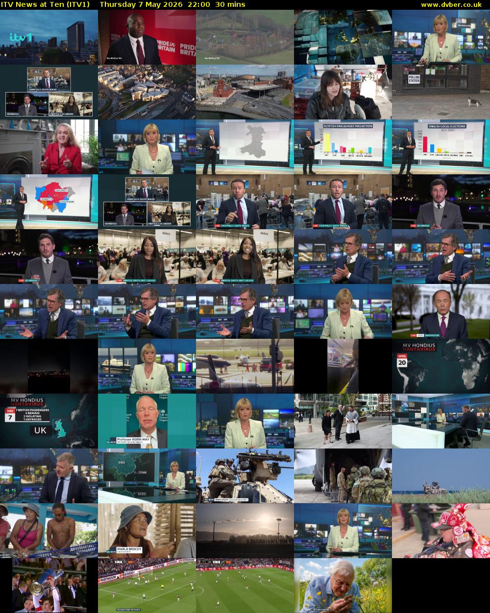 ITV News at Ten (ITV1) Thursday 7 May 2026 22:00 - 22:30
