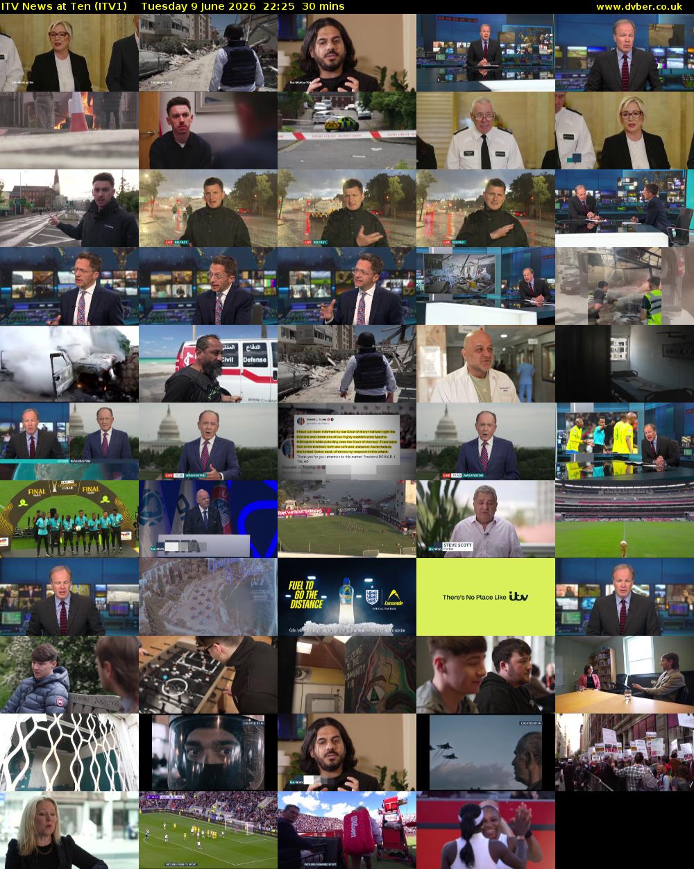 ITV News at Ten (ITV1) Tuesday 9 June 2026 22:25 - 22:55