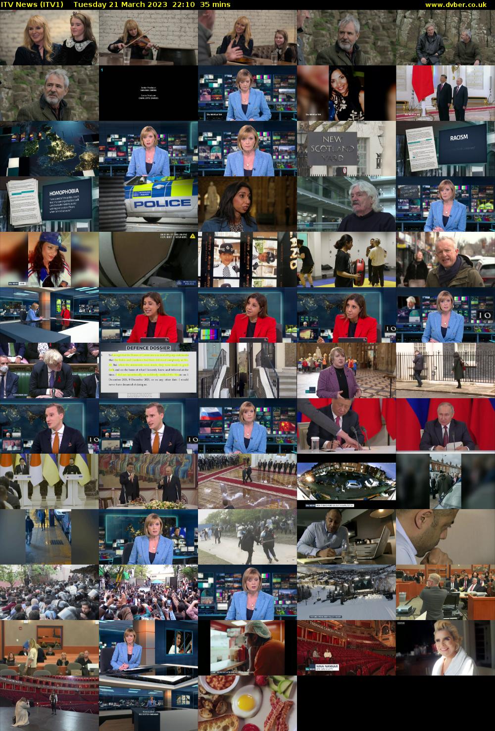 ITV News (ITV1) Tuesday 21 March 2023 22:10 - 22:45