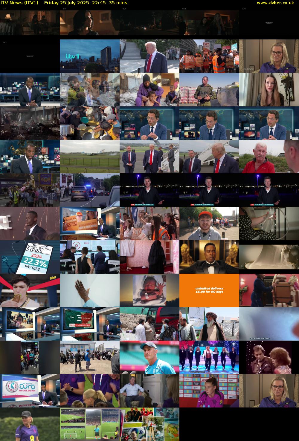ITV News (ITV1) Friday 25 July 2025 22:45 - 23:20